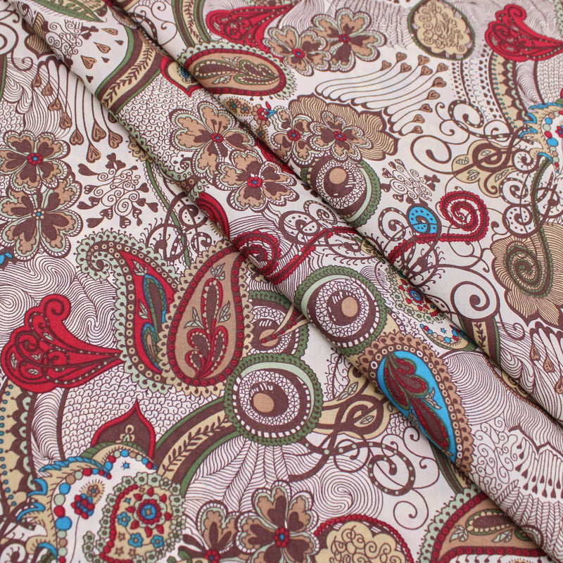  Brown Paisley