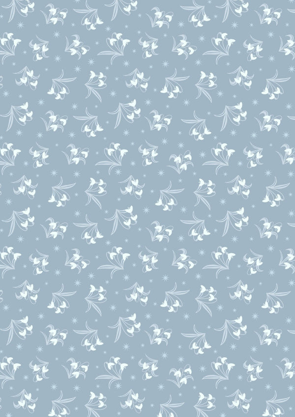 Snowdrops on Warm Grey With Pearl