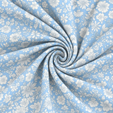 Liberty Emily Belle Quilting Cotton Craft Fabric - Blue Sky