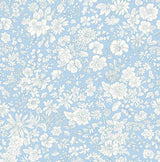 Liberty Emily Belle Quilting Cotton Craft Fabric - Blue Sky