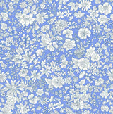 Liberty Emily Belle Quilting Cotton Craft Fabric - Marine Blue