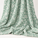Liberty Emily Belle Quilting Cotton Craft Fabric - Olive Leaf