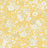 Liberty Emily Belle Quilting Cotton Craft Fabric - Sunshine Yellow