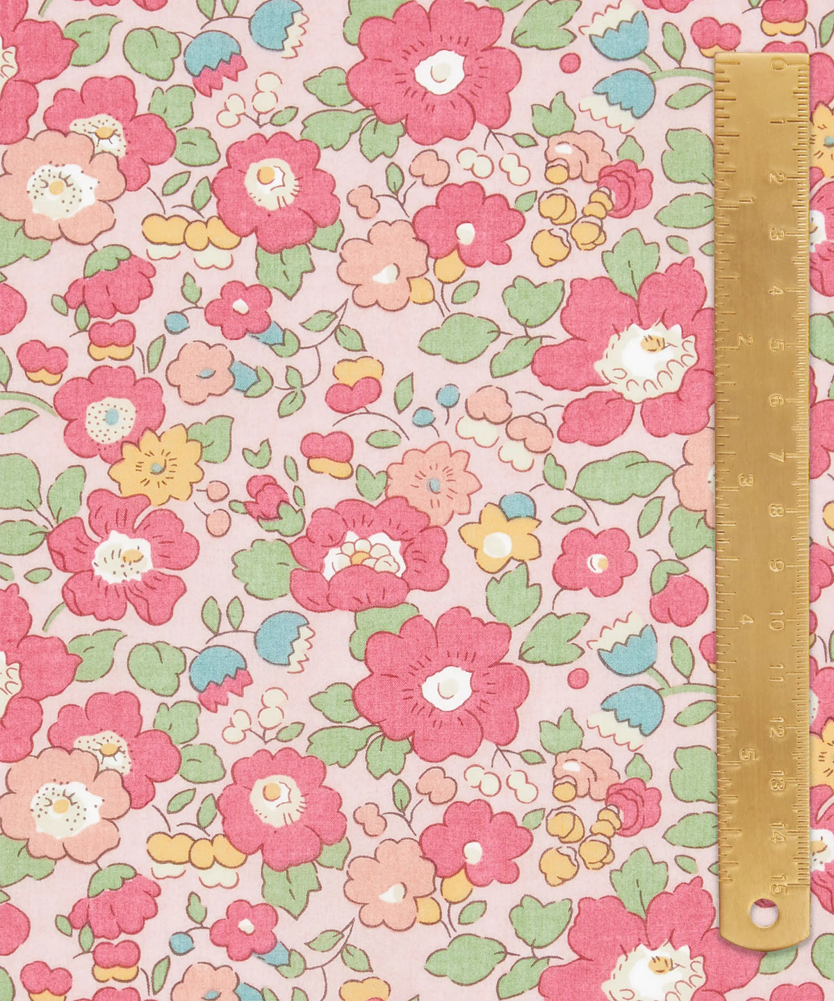 Liberty Tana Lawn Cotton Dressmaking Fabric - Betsy Meadow Pink B