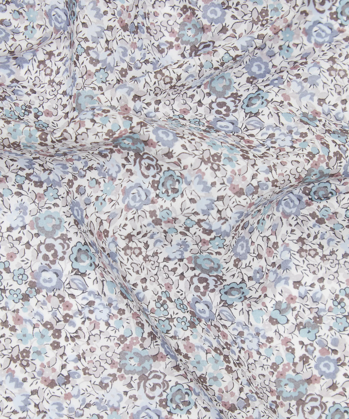 Liberty Tana Lawn Cotton Dressmaking Fabric - Emma and Georgina Grey P
