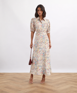 Liberty Tana Lawn Cotton Dressmaking Fabric - Felda Multi Bright A