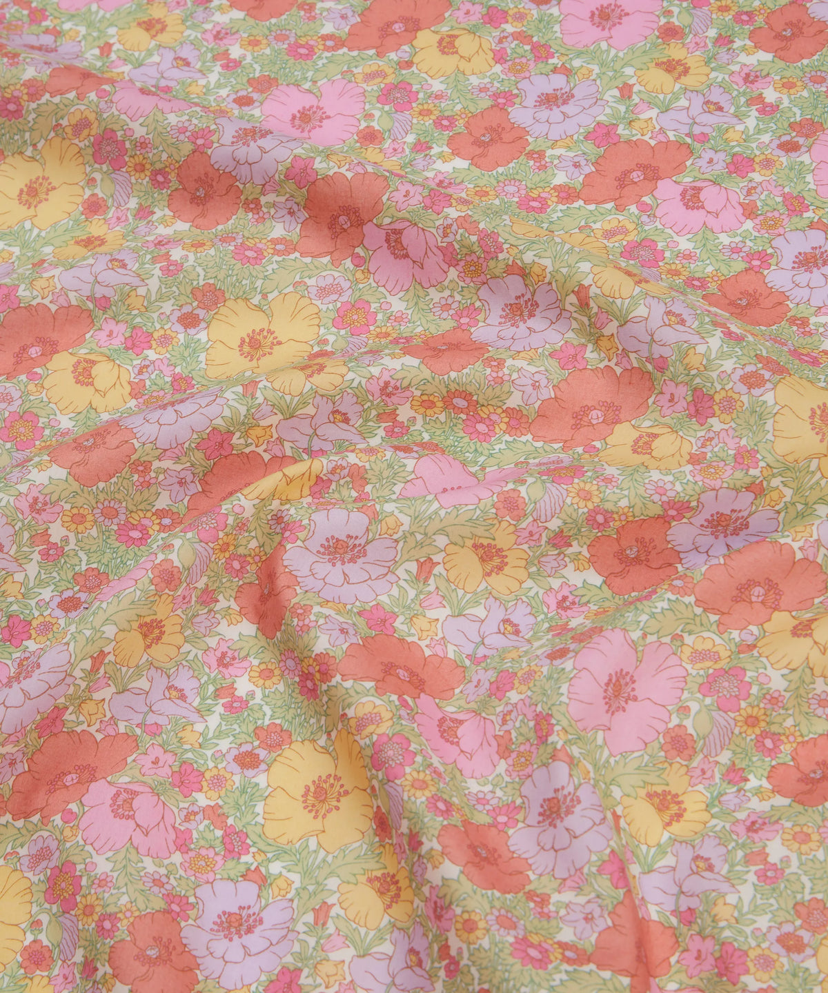 Liberty Tana Lawn Cotton Dressmaking Fabric - Meadow Song Pink C
