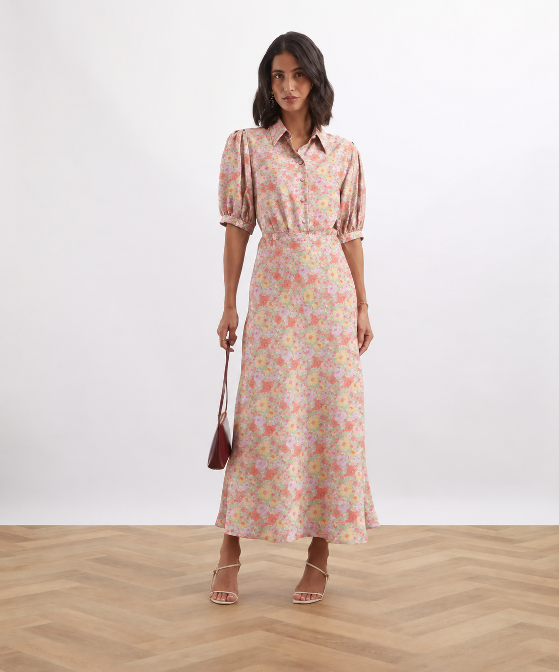 Liberty Tana Lawn Cotton Dressmaking Fabric - Meadow Song Pink C