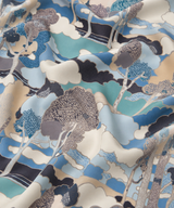 Liberty Tana Lawn Cotton Dressmaking Fabric - Prospect Road Blue C