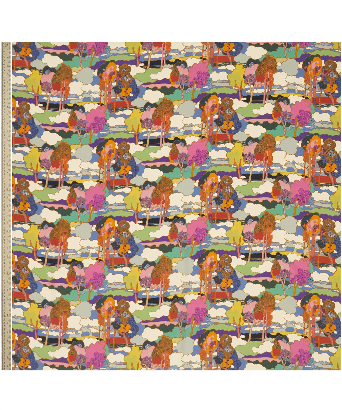 Liberty Tana Lawn Cotton Dressmaking Fabric - Prospect Road Bright  A