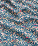Liberty Tana Lawn Cotton Dressmaking Fabric - Strawberry Thief Blue P