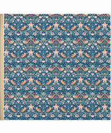Liberty Tana Lawn Cotton Dressmaking Fabric - Strawberry Thief Blue P