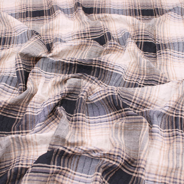 Crinkled Natural Check