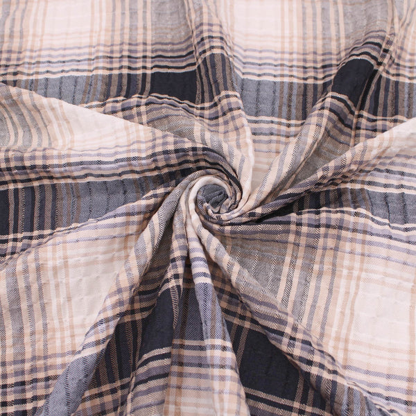 Crinkled Natural Check