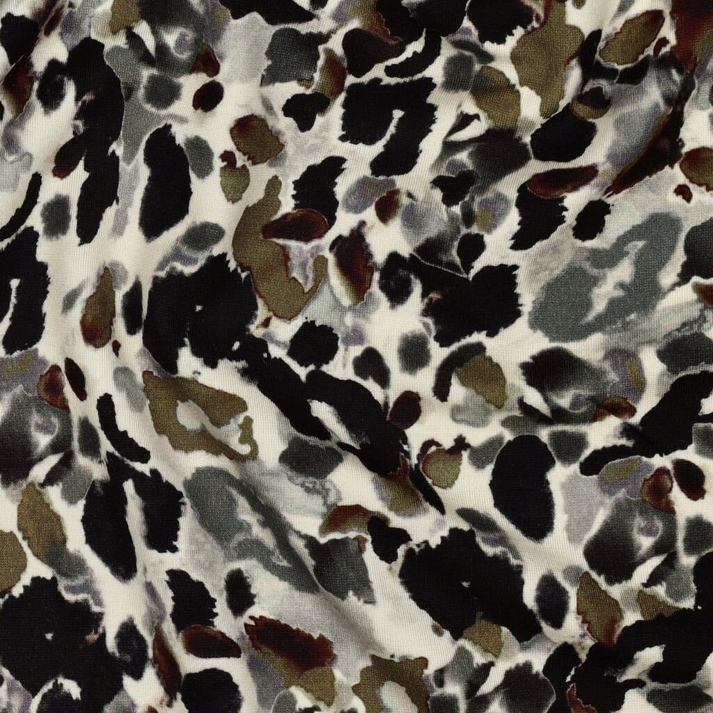 Leopard Black Khaki