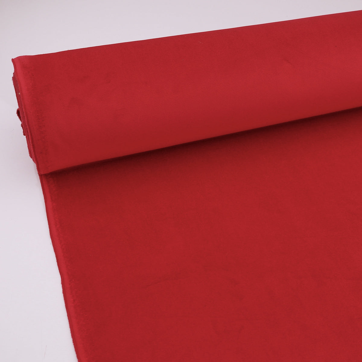 Antalya Plain Velvet Upholstery Plush Furnishing Fabric - Scarlett