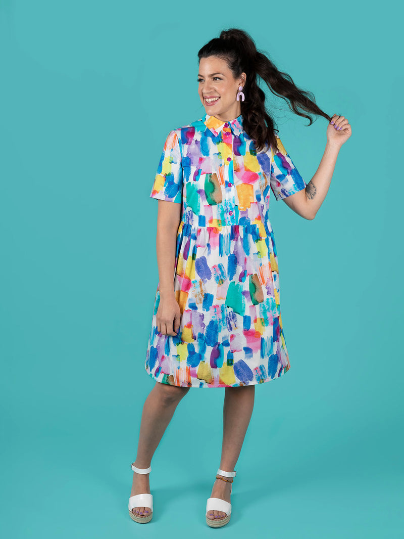 Lyra Shirt Dress Sewing Pattern - By Tilly and the Buttons