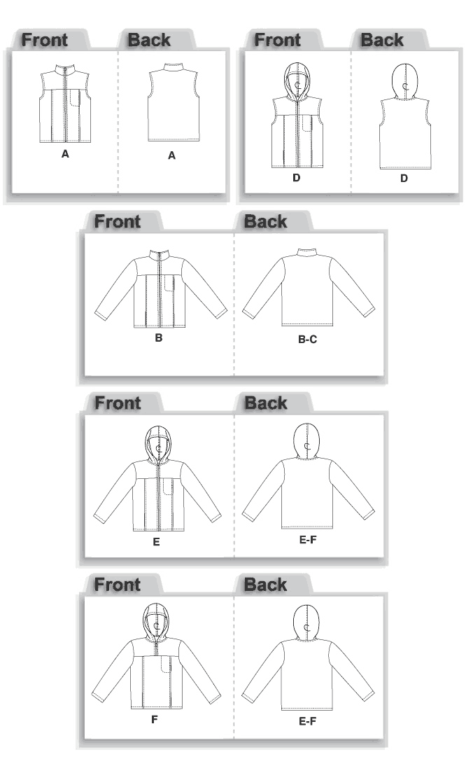 McCall's Outerwear Sewing Pattern M5252