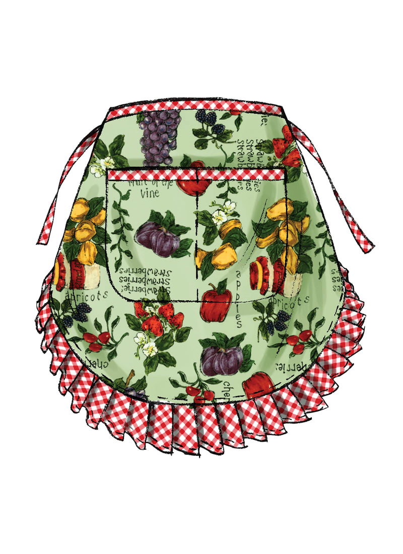 McCall's Aprons Sewing Pattern M5284