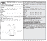 McCall's Hist Costumes Sewing Pattern M6097