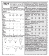 McCall's Pets Sewing Pattern M6218