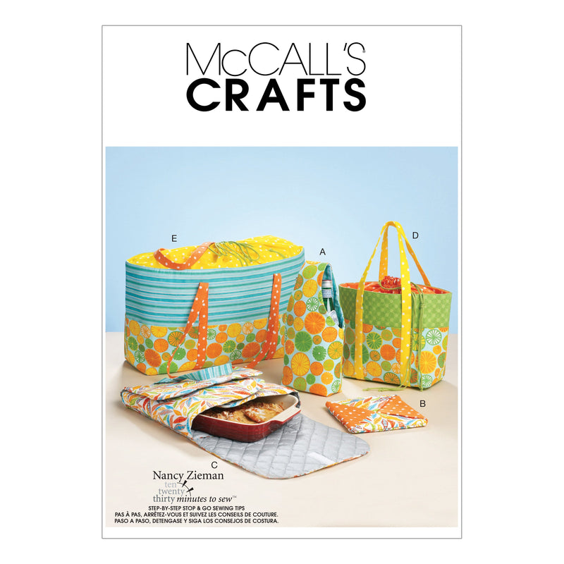 McCall's Totes&Bags Sewing Pattern M6338