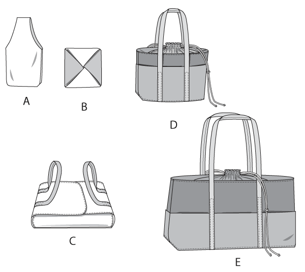 McCall's Totes&Bags Sewing Pattern M6338