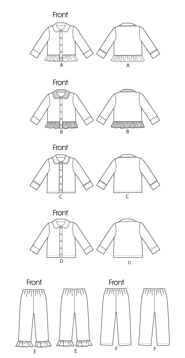 McCall's Sleep&Lounge Sewing Pattern M6458