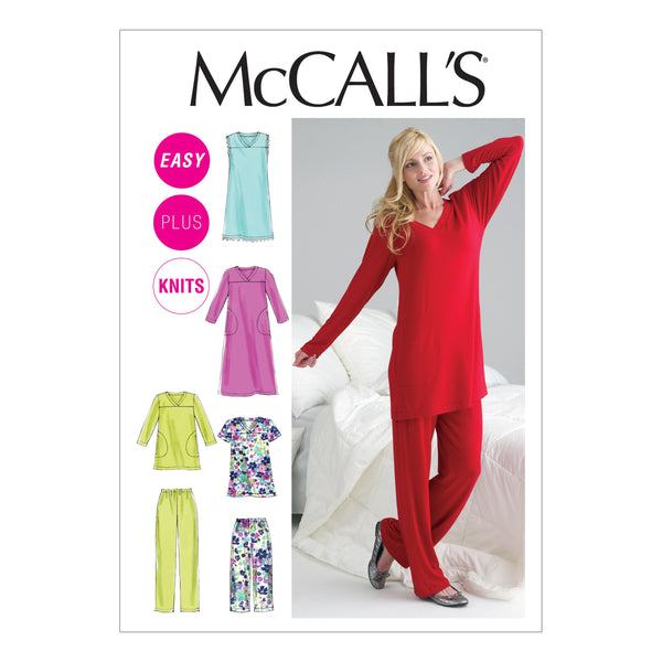 McCall's Sleep&Lounge Sewing Pattern M6474