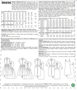 McCall's Dress Sewing Pattern M6696