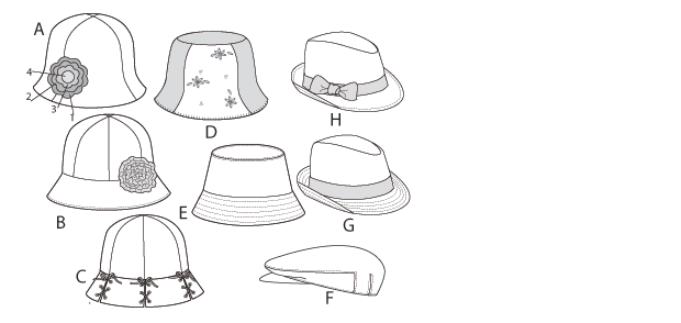 McCall's Headgear Sewing Pattern M6762