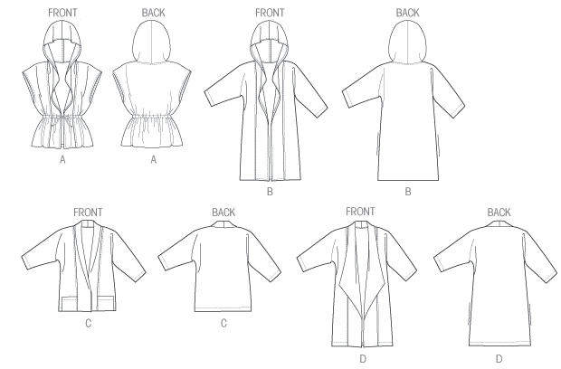 McCall's Outerwear Sewing Pattern M6802