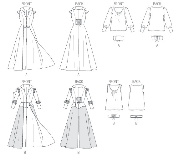 McCall's Costumes Sewing Pattern M6819