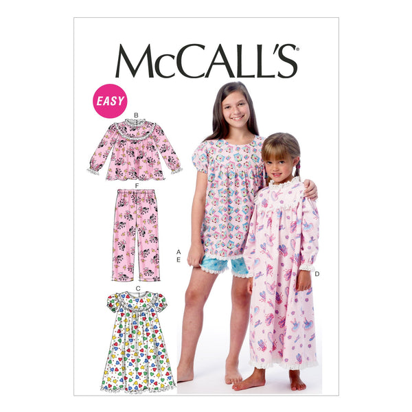 McCall’s Sleep&Lounge Sewing Pattern M6831