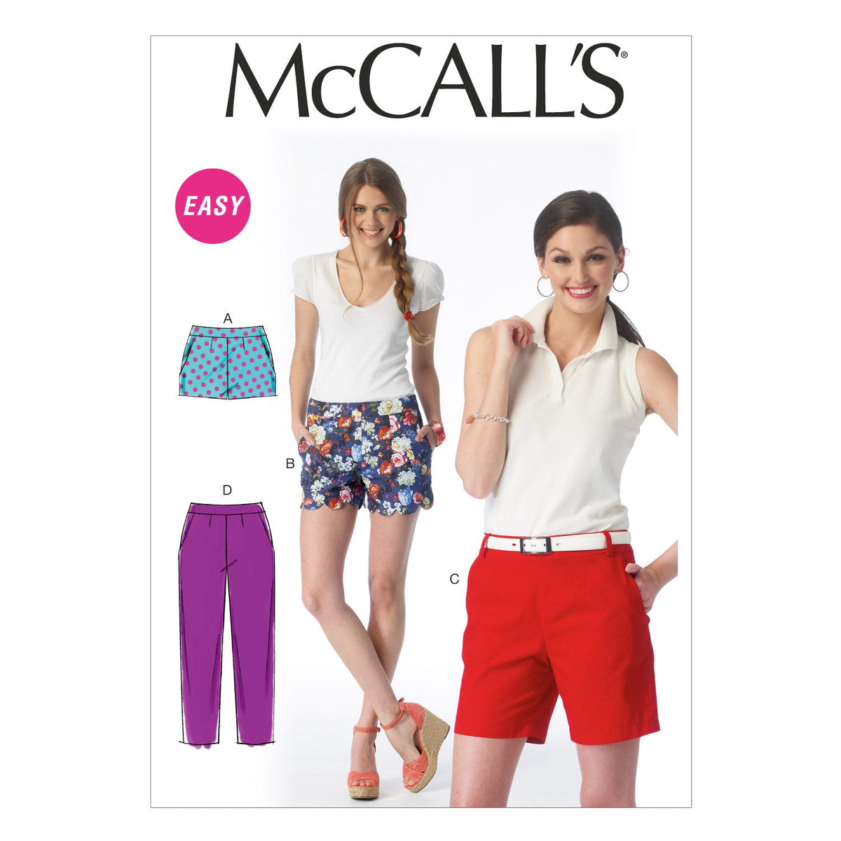 McCall’s Pants Sewing Pattern M6930