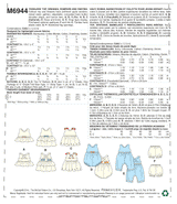 McCall’s Casual Sewing Pattern M6944