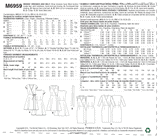 McCall’s Dress Sewing Pattern M6959