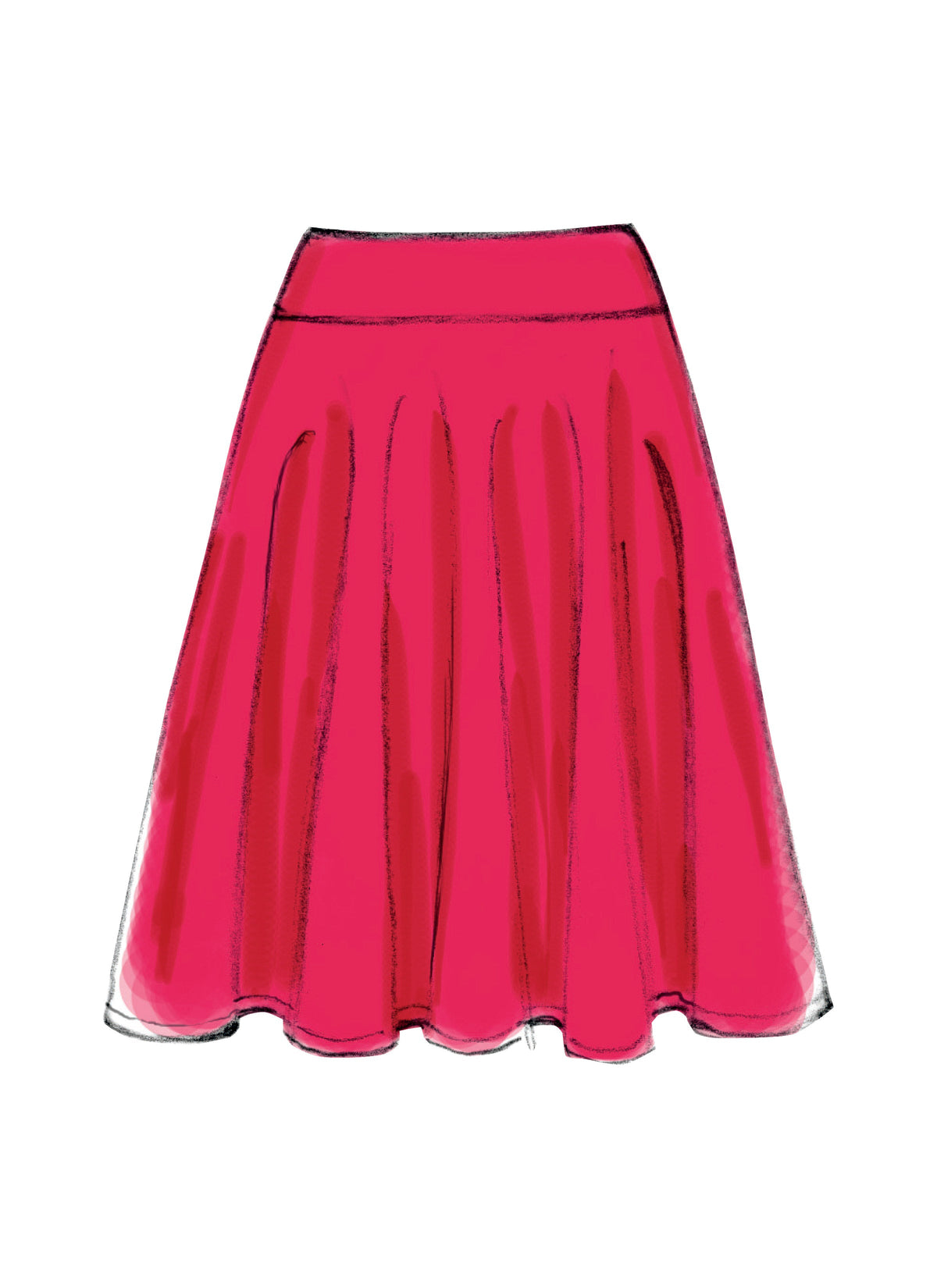 McCall’s Skirt Sewing Pattern M6966