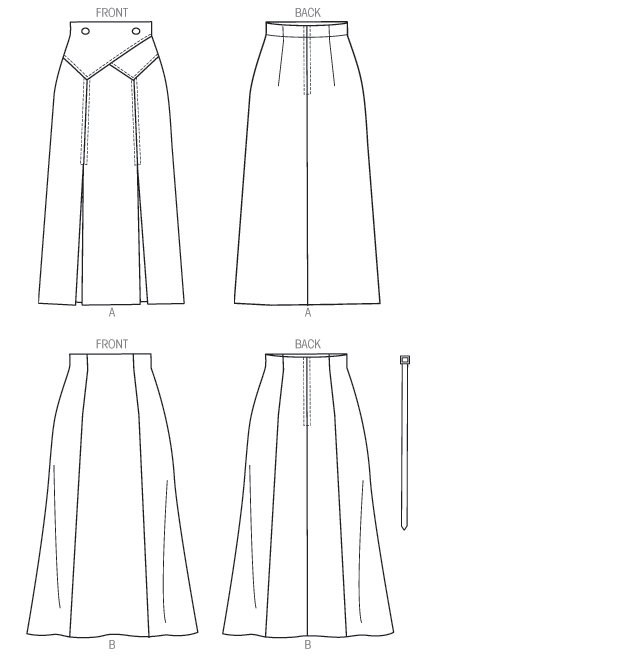McCall’s Skirt Sewing Pattern M6993