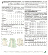McCall’s Costumes Sewing Pattern M7000