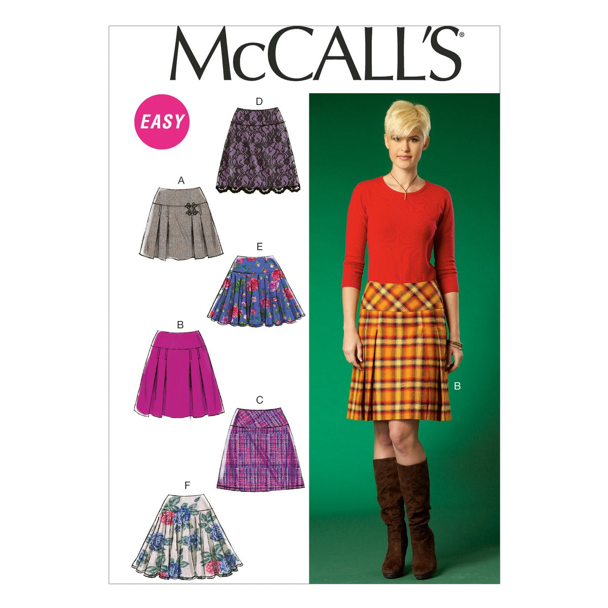 McCall’s Skirt Sewing Pattern M7022
