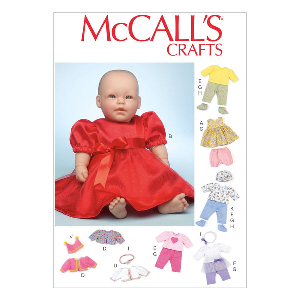 McCall’s Doll Clothes Sewing Pattern M7066