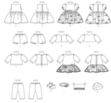 McCall’s Doll Clothes Sewing Pattern M7066