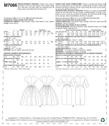 McCall’s Dress Sewing Pattern M7086