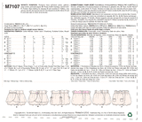 McCall’s Casual Sewing Pattern M7107