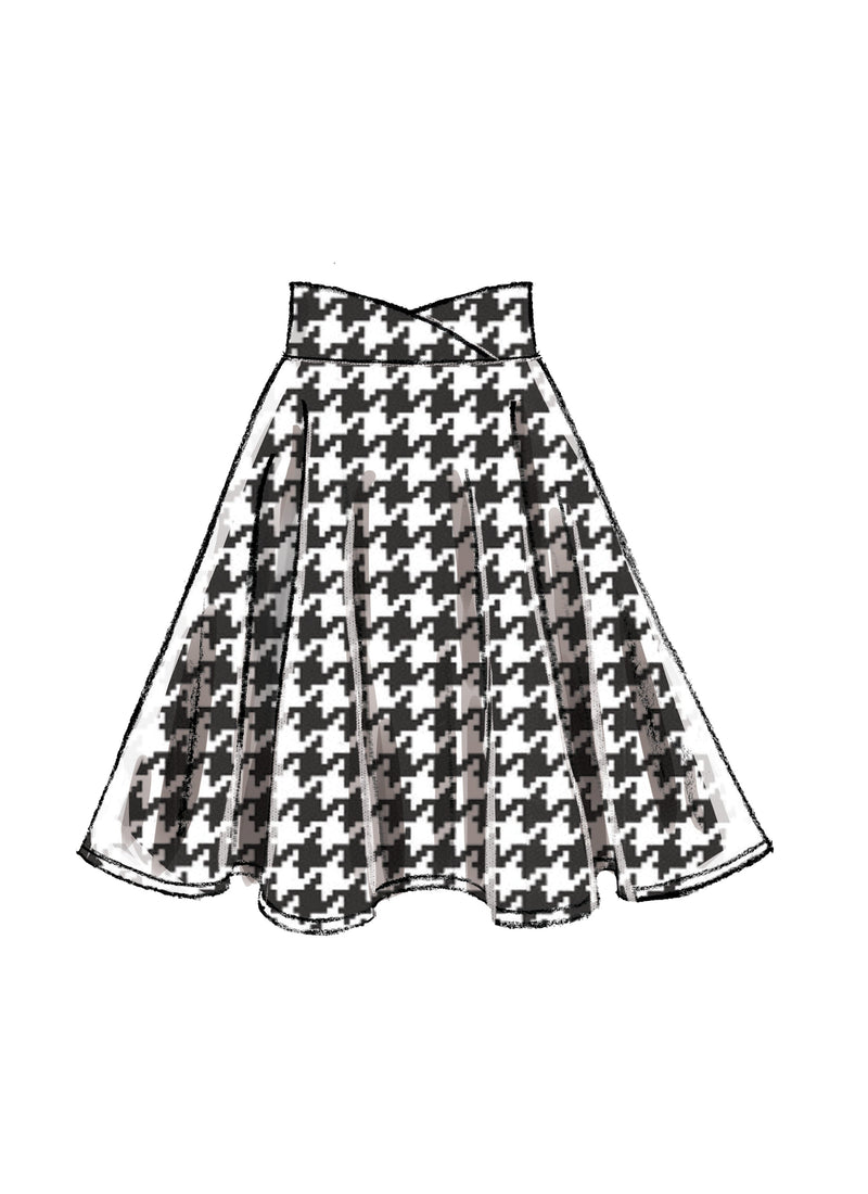 McCall’s Skirt Sewing Pattern M7197