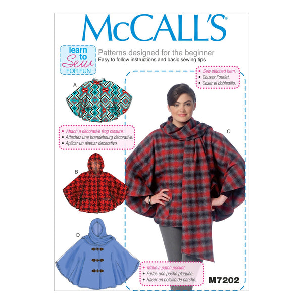 McCall’s Outerwear Sewing Pattern M7202