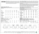McCall’s Top Sewing Pattern M7284