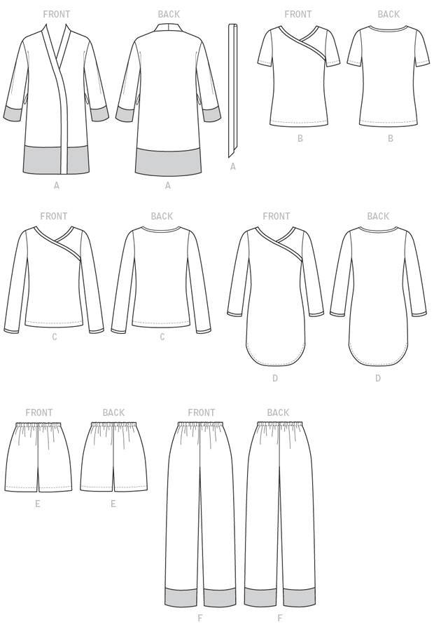 McCall’s Sleep&Lounge Sewing Pattern M7297