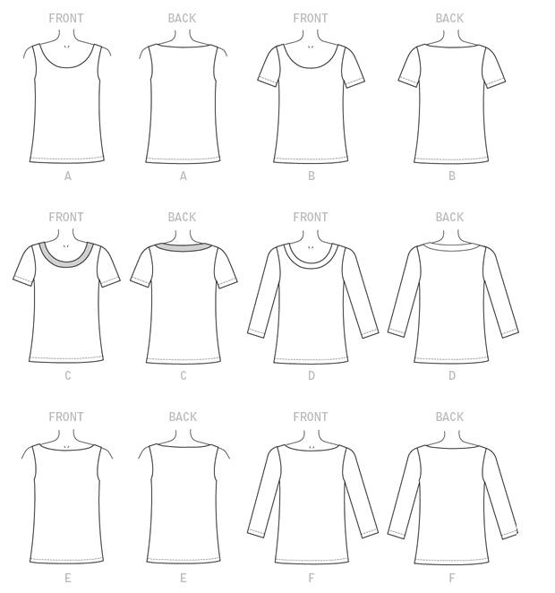 McCall’s Top Sewing Pattern M7322